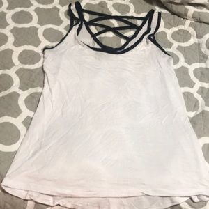 CRISSCROSS BACK TANK TOP